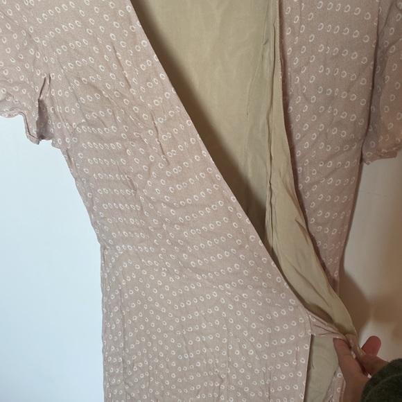 The Jetset Diaries tan maxi wrap dress - Picture 3 of 8